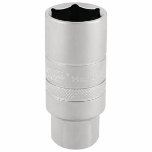 Draper 3/8" Drive Satin Chrome Hexagon Spark Plug Socket 3/8" 14mm