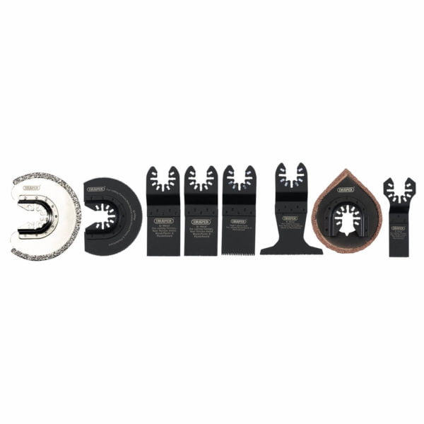 Draper 8 Piece Oscillating Multi Tool Accessory Set