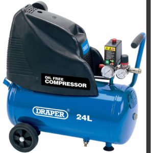 Draper DA25/169 Oil Free Air Compressor 24 Litre 240v