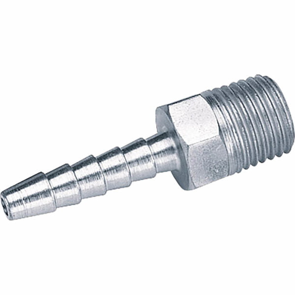 Draper PCL Tailpiece Air Line Fitting BSPT Male Thread 1/4" BSP 3/16" Pack of 5