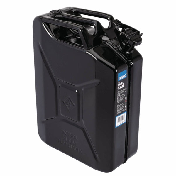 Draper Steel Jerry Can 20l Black