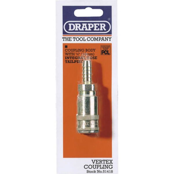 Draper Vertex Air Line Coupling 3/8" Pack Of 1