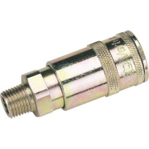 Draper Vertex Air Line Coupling BSPT Male Thread 1/4" BSPT Pack of 1