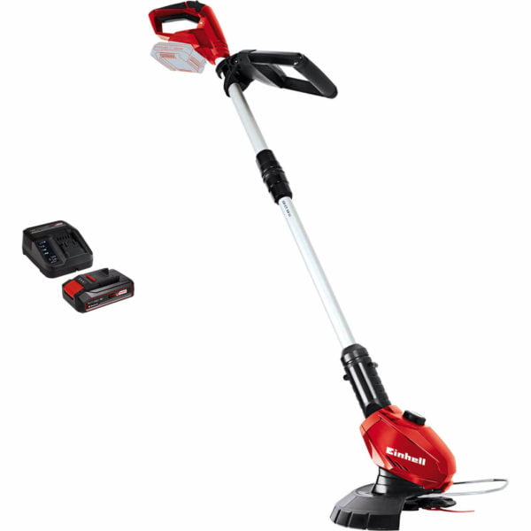 Einhell GE-CT 18 Li 18v Cordless Telescopic Grass Trimmer and Edger 240mm 1 x 2.5ah Li-ion Charger