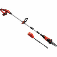 Einhell GE-HC 18 Li T 18v Cordless Telescopic Pole Pruner and Hedge Trimmer 1 x 3ah Li-ion Charger