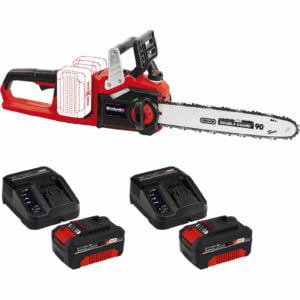 Einhell GE-LC 36/35 Li 36v Cordless Brushless Chainsaw 350mm 2 x 4ah Li-ion Charger