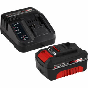 Einhell Genuine Power X-Change 18v Cordless Li-ion Battery 4ah and Charger 4ah