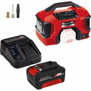 Einhell PRESSITO 18v Cordless Hybrid Compressor Air Pump 1 x 4ah Li-ion Charger No Case