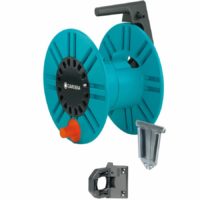 Gardena Empty Wall Mounted Hose Reel and Bracket Set 60m