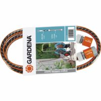 Gardena Flex Hose Reel Connection Set 1/2" / 12.5mm 1.5m Grey & Orange