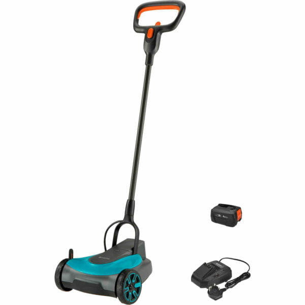 Gardena HandyMower P4A 18v Cordless Rotary Lawnmower 220mm 1 x 4ah Li-ion Charger