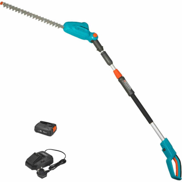 Gardena THS 42 P4A 18v Cordless Telescopic Hedge Trimmer 420mm 1 x 2.5ah Li-ion Charger