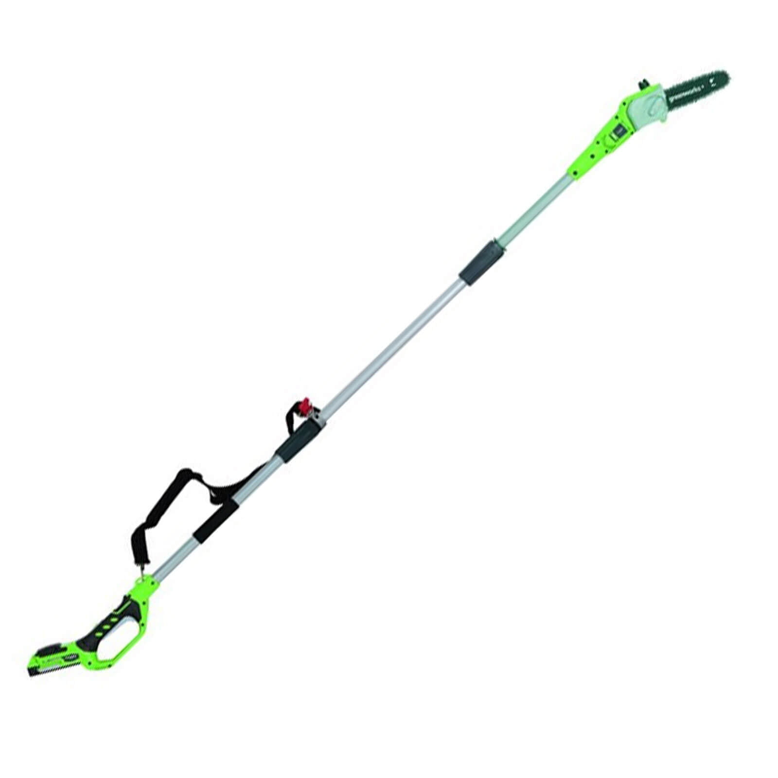 Greenworks G24PS 24v Cordless Telescopic Pole Tree Pruner 1 x 2ah Li