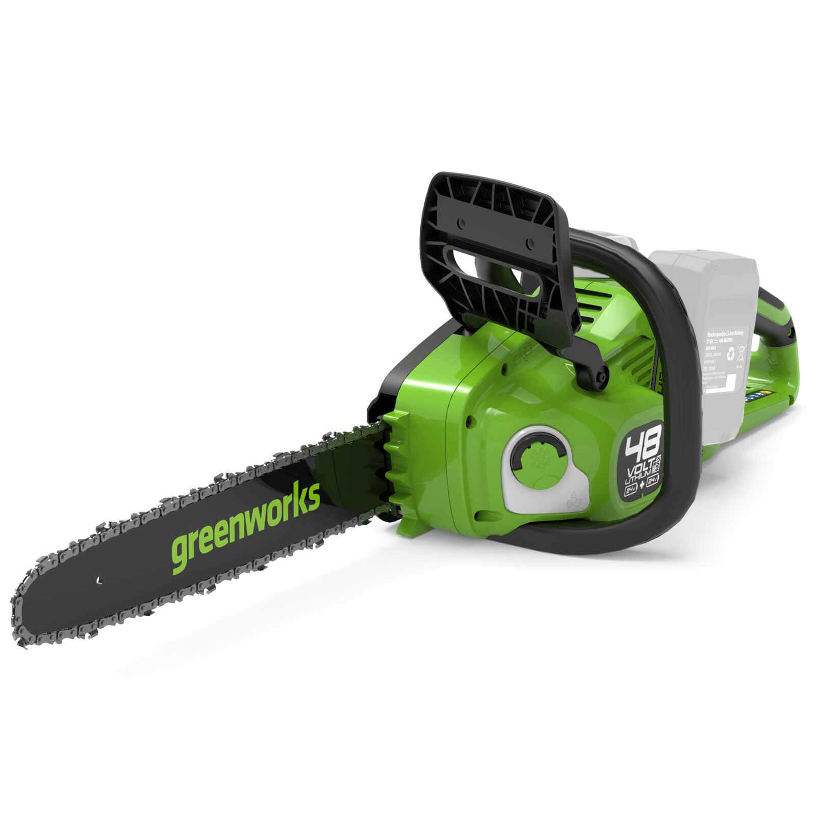 Greenworks GD24X2CS36 48v Cordless Chainsaw 360mm No Batteries No Charger