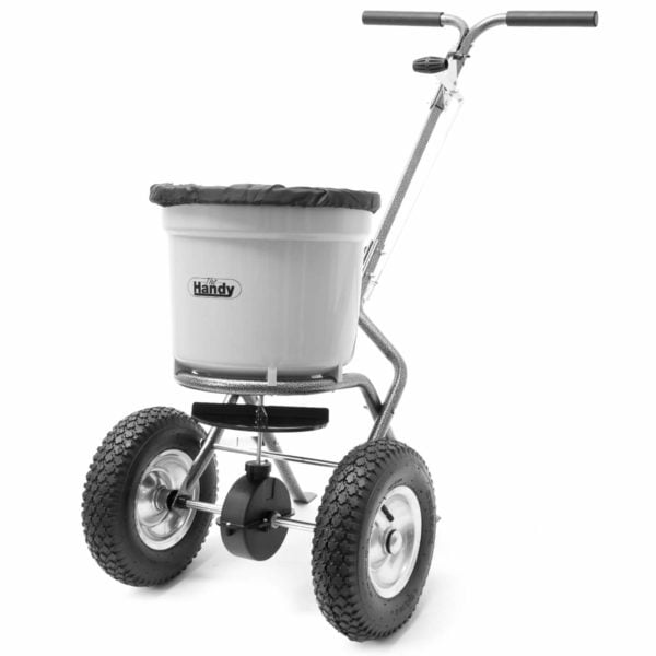 Handy THS50 Push Feed, Grass and Salt Broadcast Spreader 23kg