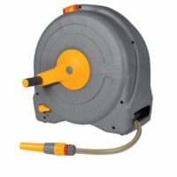 Hozelock Floor Standing Fast Hose Reel 1/2" / 12.5mm 40m Grey & Yellow