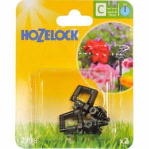 Hozelock MICRO 360° Vari Rotor Mini Adjustable Sprinkler 5/32" / 4mm Pack of 2