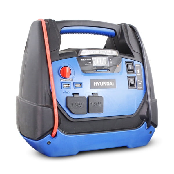 Hyundai 12v All In One Jump Starter With Air Compressor, LED Light and USB Charging | HYJS-950