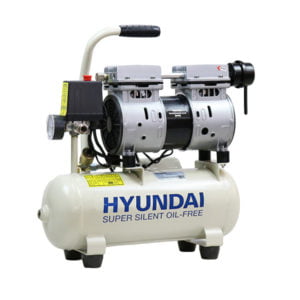 Hyundai 8 Litre Air Compressor, 4CFM/118psi, Silenced, Oil Free, Direct Drive 0.75hp | HY5508