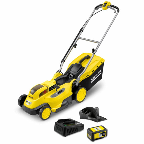 Karcher LMO 1836 18v Cordless Rotary Lawnmower 360mm 1 x 5ah Li-ion Charger