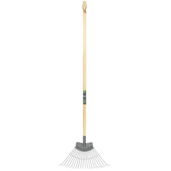 Kew Gardens Carbon Steel Heavy Duty Lawn Rake 1.3m