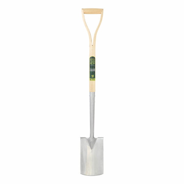 Kew Gardens Treaded Stainless Steel Border Spade