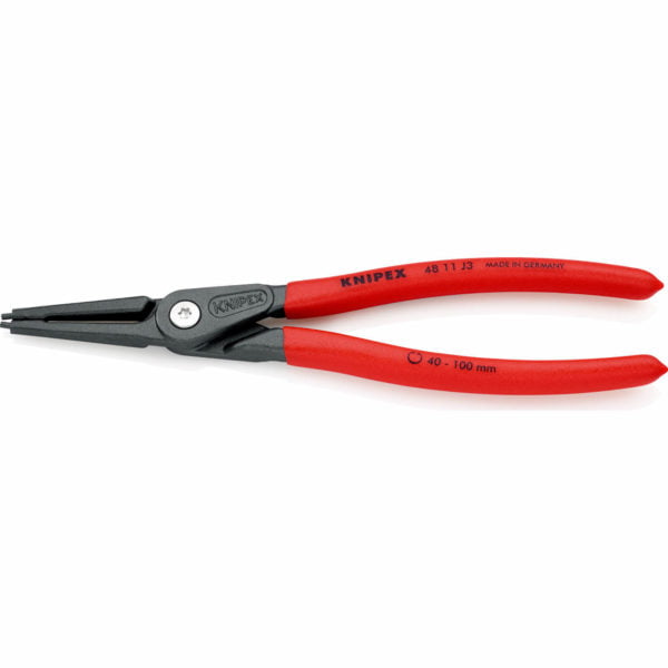 Knipex 48 11 Internal Straight Precision Circlip Pliers 40mm - 100mm