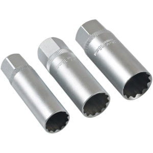 Laser Laser 7295 3/8" Drive Thin Wall Spark Plug Socket 3 Piece Set