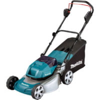 Makita DLM460 Twin 18v LXT Cordless Brushless Rotary Lawnmower 460mm No Batteries No Charger