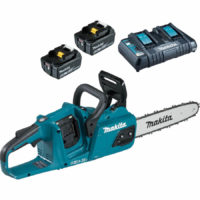Makita DUC305 Twin 18v LXT Cordless Brushless Chainsaw 300mm 2 x 6ah Li-ion Charger