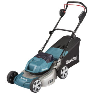 Makita LXT Makita DLM460PG2 46cm Lawnmower Twin 18V LXT Kit with 2 x 6Ah Batteries and Twin Charger