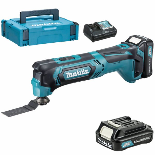 Makita TM30D 12v Max CXT Cordless Multi Tool 2 x 2ah Li-ion Charger Case