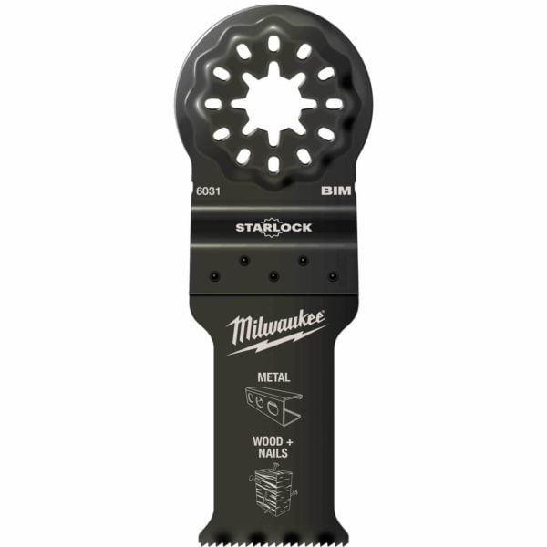 Milwaukee Bi-Metal Starlock Oscillating Multi Tool Plunge Saw Blade 28mm Pack of 1