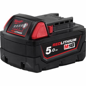 Milwaukee M18 B5 18v Red Li-ion Battery 5ah 5ah