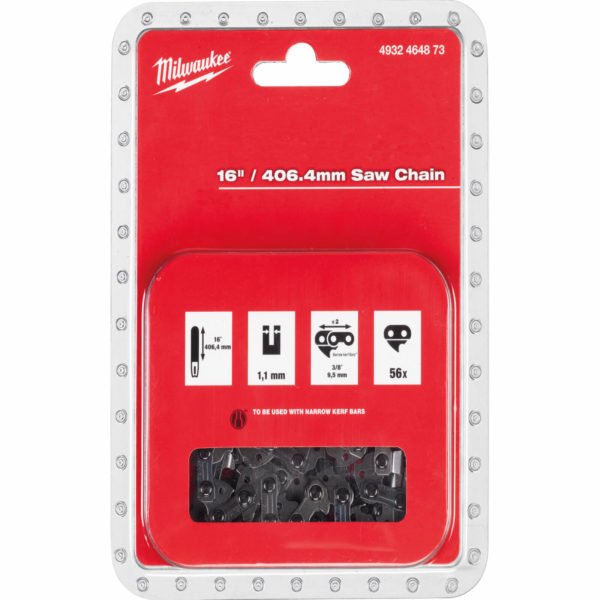 Milwaukee Replacement 400mm / 16" Chain for M18 FCHS Chainsaws 400mm