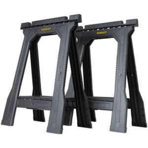 New Stanley STST1-70355 Folding Saw Horse - Twin Pack