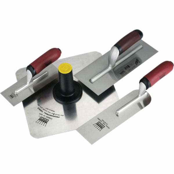 Ragni 4 Piece Plasterers Trowel and Hawk Set