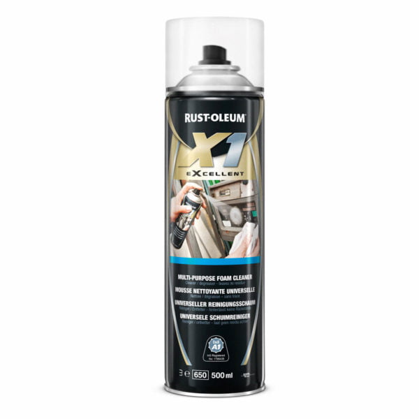 Rust Oleum X1 eXcellent Multi Purpose Foam Cleaner Spray 500ml