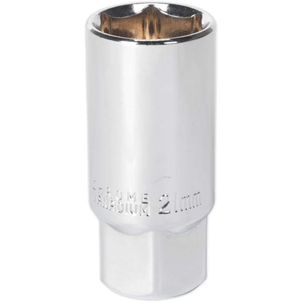 Sealey 1/2" Drive Magnetic Hexagon Spark Plug Socket 1/2" 21mm