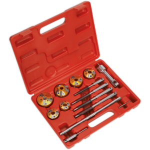 Sealey 14 Piece Inlet / Exhaust Valve Seat Cutter Kit