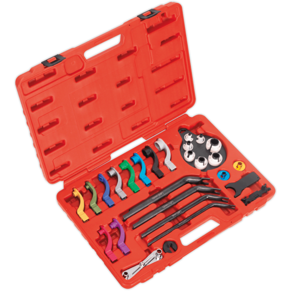 Sealey 27 Piece Fuel and Air Conditioning Disconnection Set