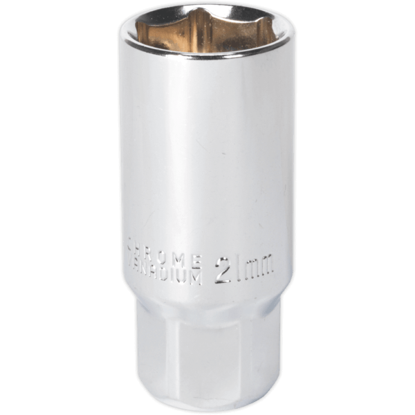 Sealey 3/8" Drive Magnetic Spark Plug Socket Metric 3/8" 21mm