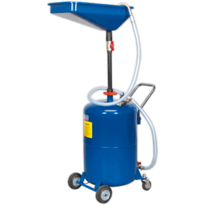 Sealey AK451DX Mobile Oil Drainer Air Discharge 65l