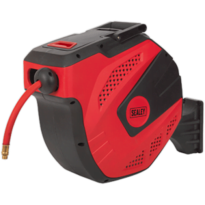 Sealey Auto Rewind Control Air Line Hose Reel 10mm 30m