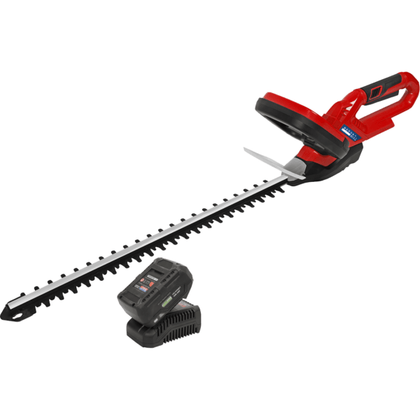 Sealey CHT20V 20v Cordless Hedge Trimmer 520mm 1 x 4ah Li-ion Charger