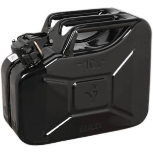 Sealey Metal Jerry Can 10l Black