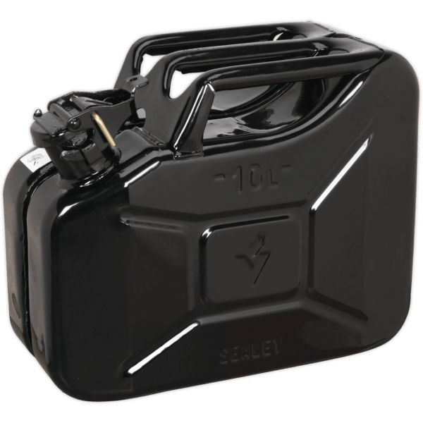 Sealey Metal Jerry Can 10l Black