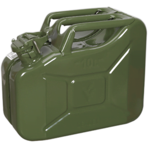 Sealey Metal Jerry Can 10l Green