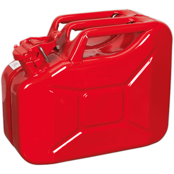 Sealey Metal Jerry Can 10l Red