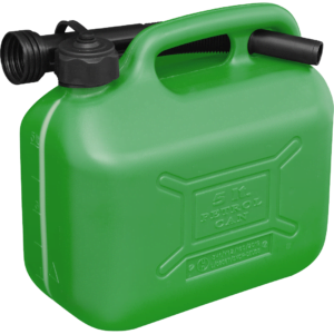 Sealey Plastic Fuel Can 5l Green
